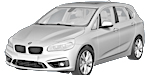 BMW F45 P1C4E Fault Code